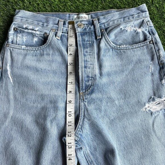 AGOLDE 90s Distressed Grunge High Rise Jeans size 26 - Picture 4 of 8